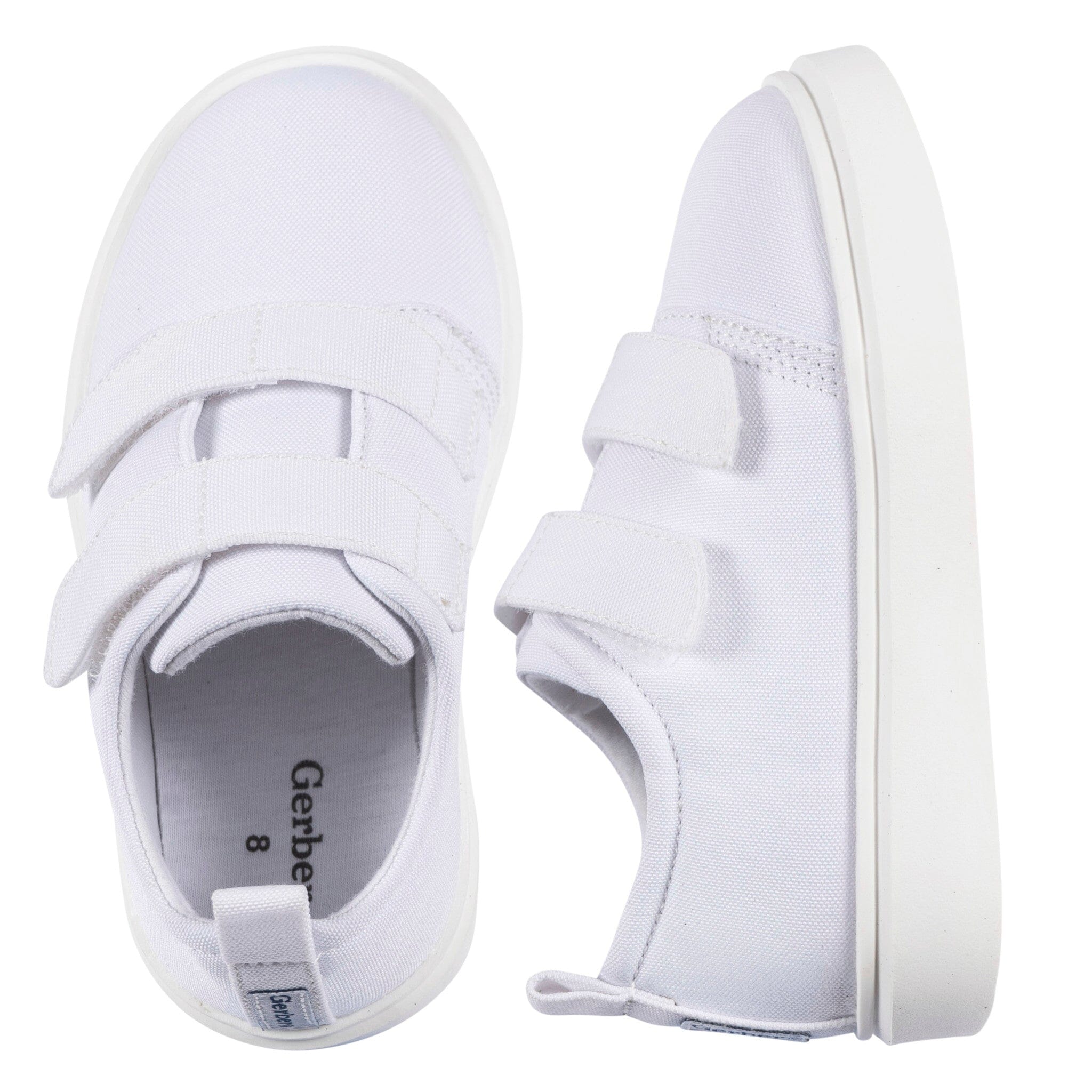 Infant & Toddler Neutral White Strap Sneaker