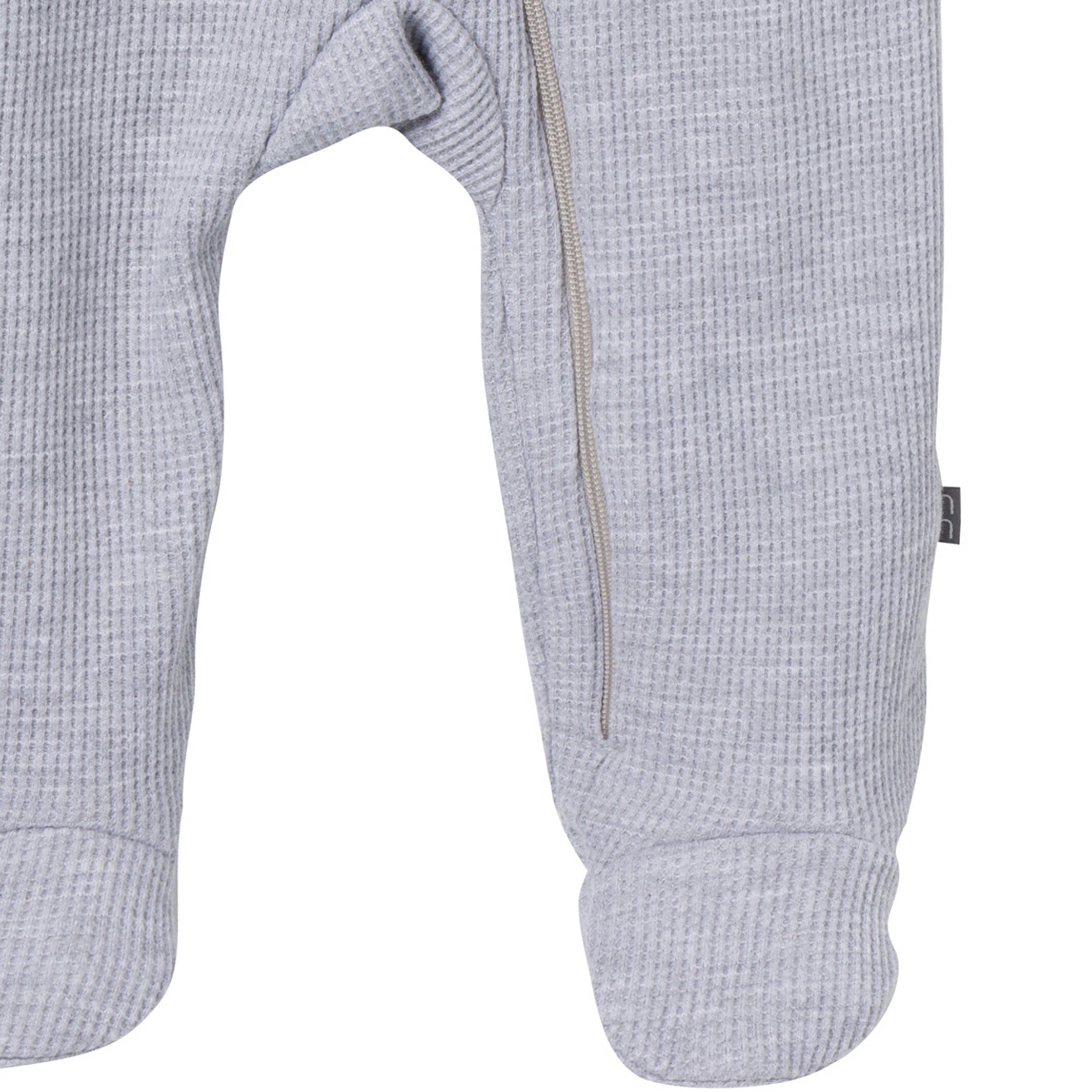 Baby Neutral Grey Heather Waffle Sleep 'N Play