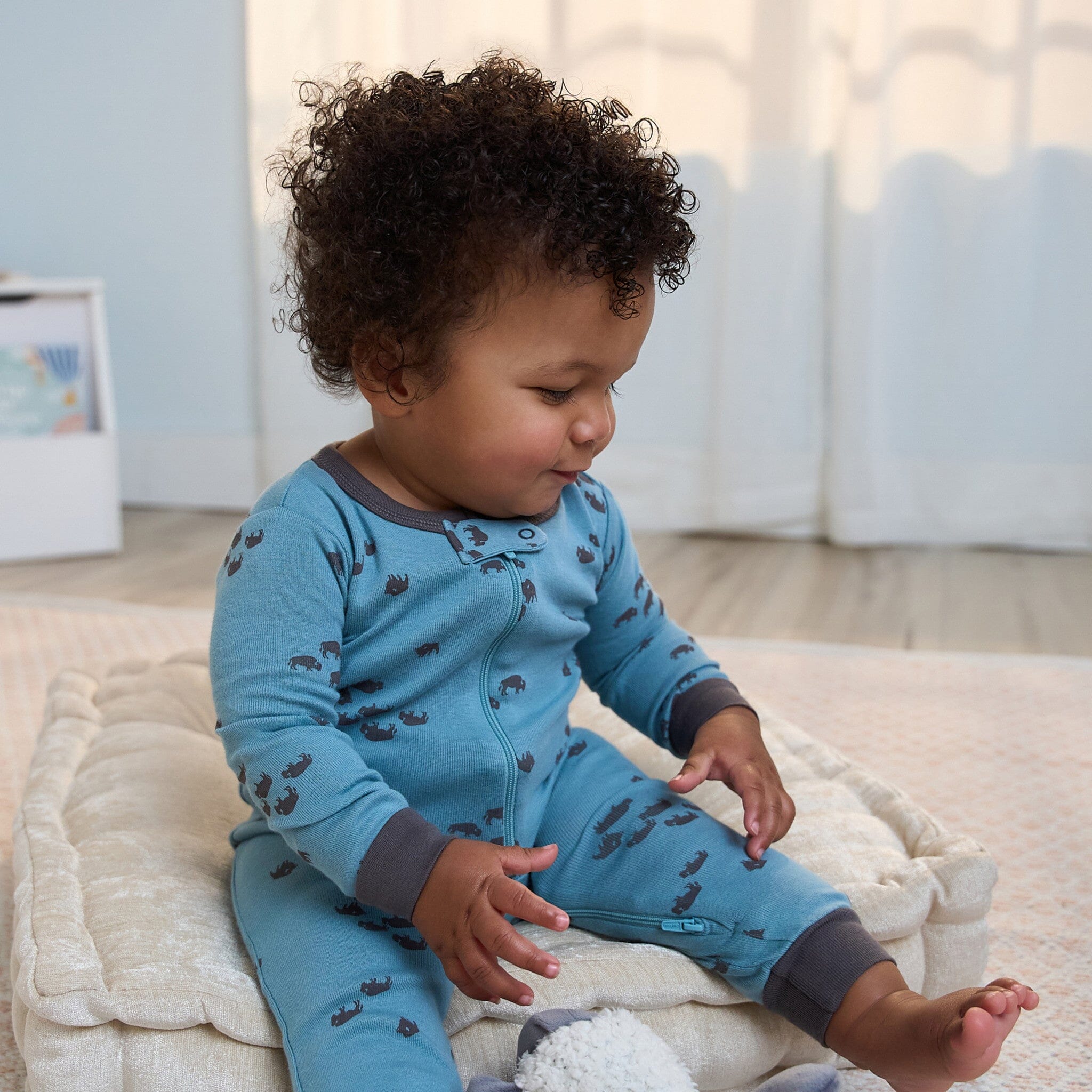 3-Pack Baby & Toddler Boys Buffalo Snug Fit Footless Pajamas