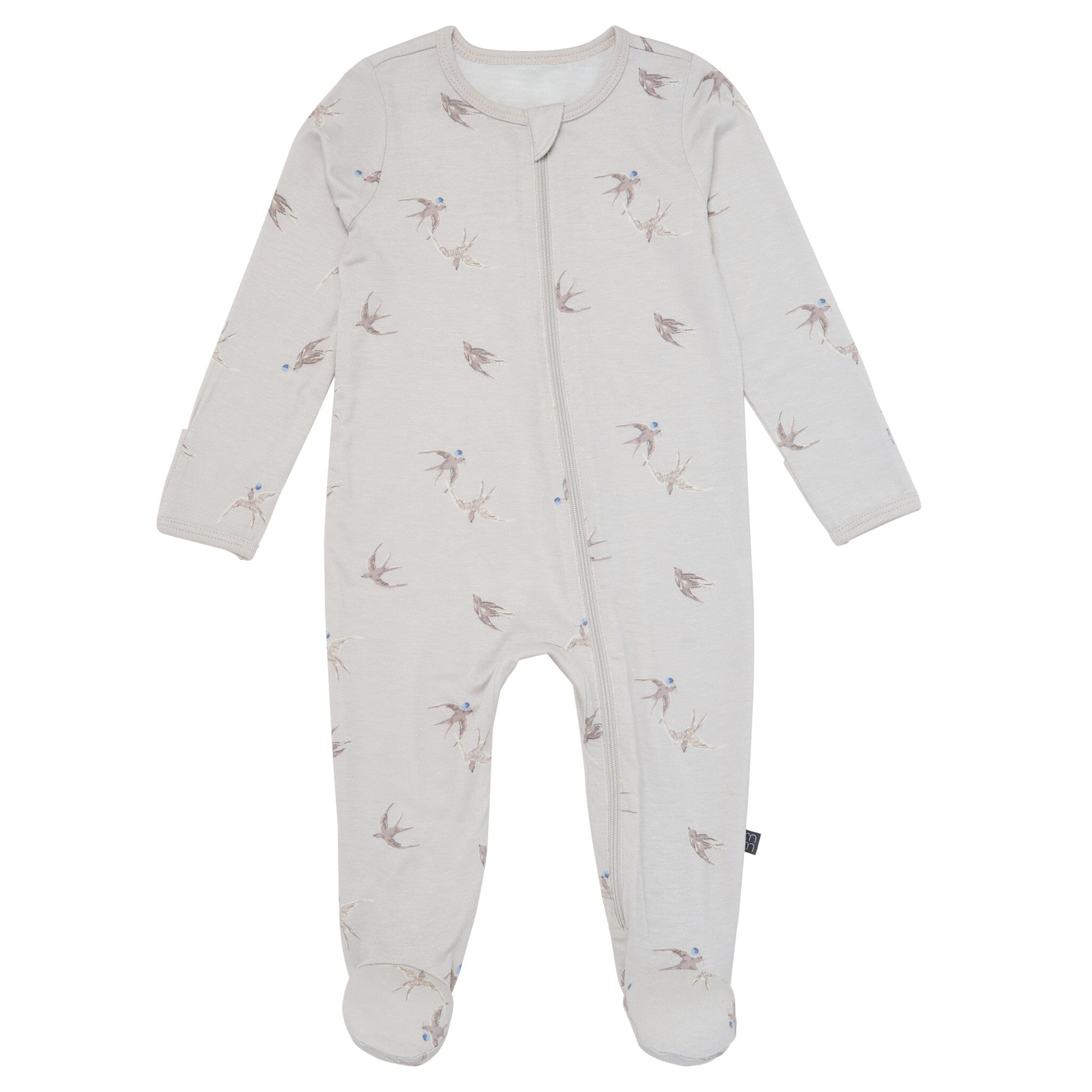 2-Pack Baby Neutral Sparrows Sleep 'N Plays With Mitten Cuffs