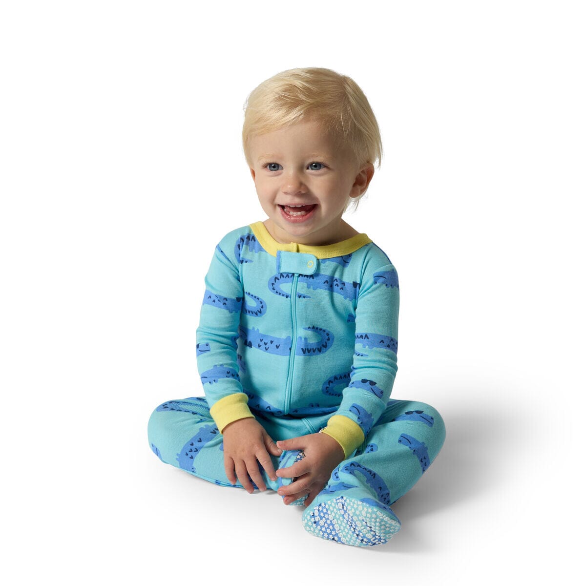 4-Pack Baby Boys Gators Snug Fit Footed Pajamas